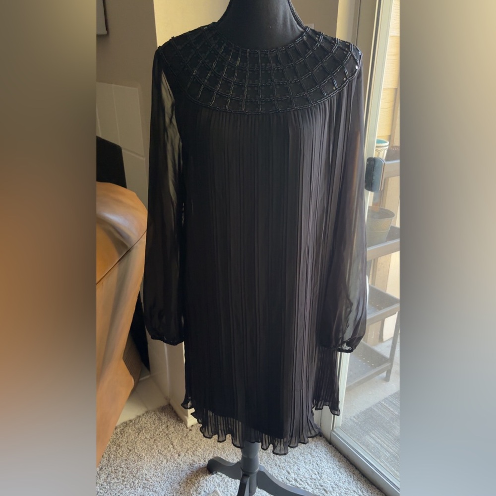 Aidan Mattox black dress